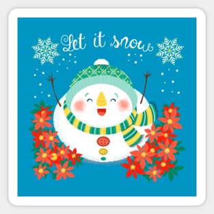 let it snow Sticker